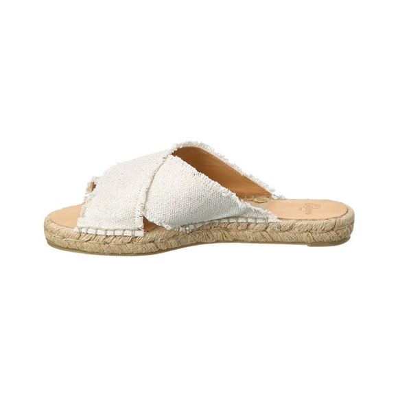 Castañer Palmera Canvas Sandal, White - Picture 2 of 5